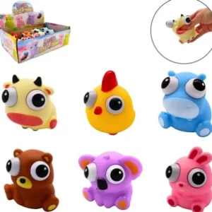 ANTISTRESS SQUISHY ANIMAUX GROS YEUX 7 CM