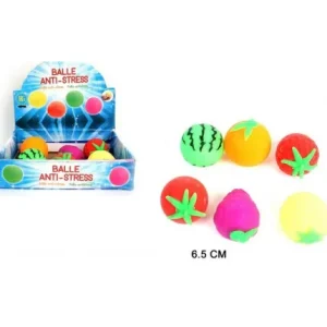 BALLE ANTISTRESS SQUISHY FRUIT 6.5 CM