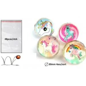 BALLE REBOND 3 CM LICORNE