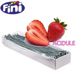 CABLES REGLISSE AMERICAIN ACIDE FRAISE 70 CM MARQUE FINI