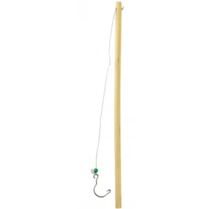 CANNE A PECHE EN BOIS 33 CM