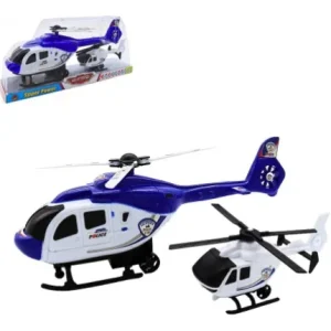 COFFRET 2 HELICOPTERES 30 CM POLICE RETROFRICTION