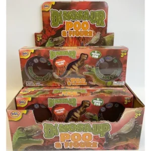 COFFRET 2 POTS DE SLIME DINOSAURE ET SUJET DINOSAURE