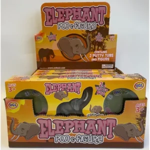 COFFRET 2 POTS SLIME ET SUJET ELEPHANT