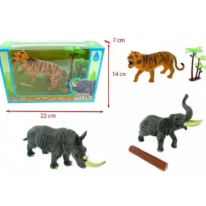 COFFRET ANIMAUX ZOO AVEC ACCESSOIRES