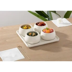 COFFRET APERITIF NORA 5 PIECES CERAMIQUES