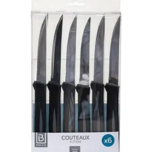 COFFRET DE 6 COUTEAUX A STEAK DESIGN ESTL