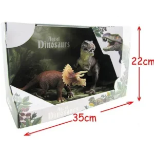 COFFRET DE 2 DINOSAURES LUXE