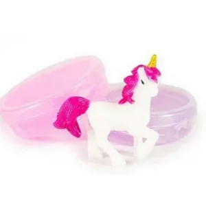 COFFRET DE 2 POTS DE SLIME LICORNE AVEC SUJET LICORNE