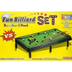 COFFRET JEU DE BILLARD 21.5*32 CM