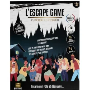 COFFRET JEU ESCAPE GAME