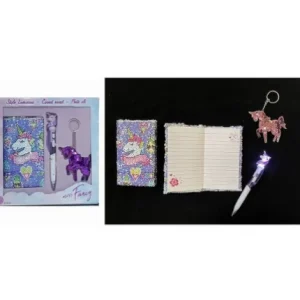 COFFRET PAPETERIE LICORNE