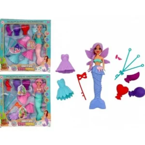 COFFRET POUPEE SIRENE 20 CM