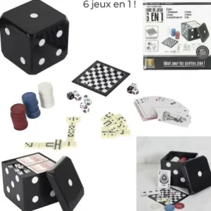 CUBE DE JEUX 6 EN 1