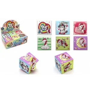 CUBE PATIENCE LICORNE 5.7*5.7*5.7 CM