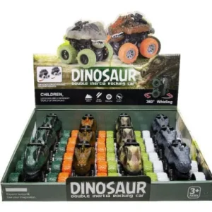 DINOSAURE VEHICULE TOUT TERRAIN FRICTION 9*9 CM