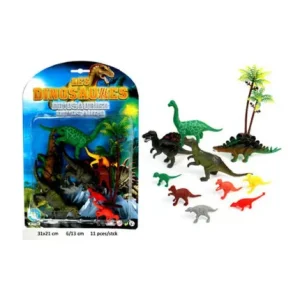 DINOSAURES ASSORTIS 11 PIECES