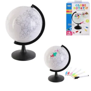 GLOBE ROTATIF 22 CM A PERSONNALISER