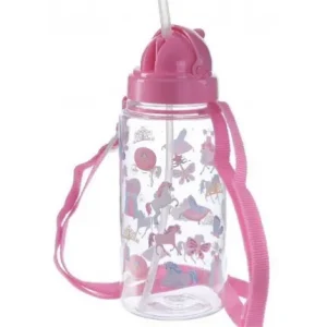 GOURDE ENFANT 450 ML LICORNE AVEC PAILLE