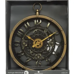 HORLOGE PLASTIQUE MECANIQUE LILIANA DIAMETRE 27 CM