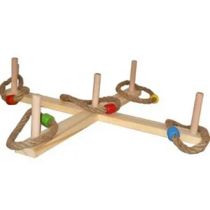 JEU D'ANNEAUX EN BOIS