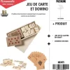 JEU DE 54 CARTES KRAFT ET 28 DOMINOS