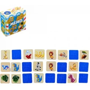 JEU DE 24 MINI CARTES MEMORY ANIMAL