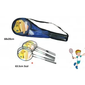 JEU DE BADMINTON LUXE 64.5 CM