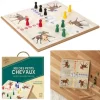 JEU DES PETITS CHEVAUX EN BOIS