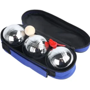 JEUX DE 3 BOULES DE PETANQUE 720 GR AVEC COCHONNET ET MESUREUR