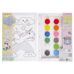 KIT PEINTURE SUR TOILE FILLE