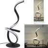 LAMPE LED DESIGN NOIR