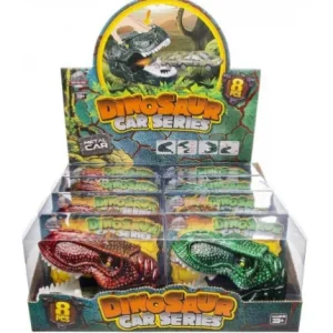 LANCE-VOITURE TETE DE DINOSAURE 14 CM