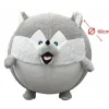 MEGA BALLON PELUCHE HUSKY GONFLABLE 60 CM