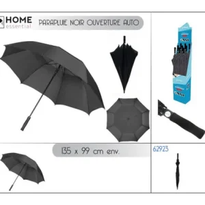 PARAPLUIE NOIR AUTOMATIQUE 135 CM