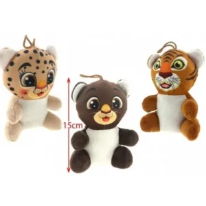 PELUCHE ANIMAL JUNGLE 15 CM