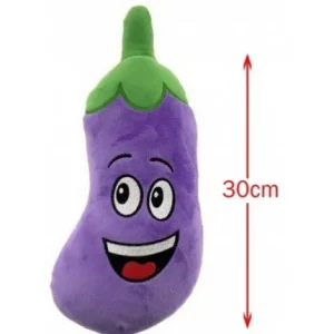 PELUCHE AUBERGINE 30 CM