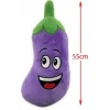 PELUCHE AUBERGINE 55 CM