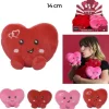 PELUCHE COEUR 14 CM KAWAII