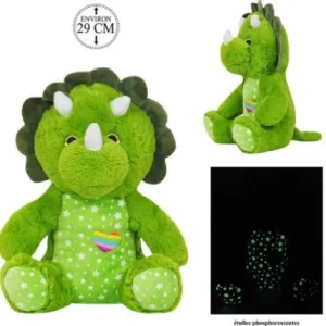 PELUCHE DINOSAURE PHOSPHORESCENT 29 CM