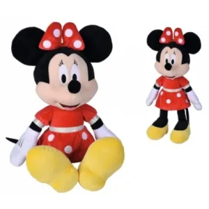 PELUCHE DISNEY MINNIE ROBE ROUGE 60 CM