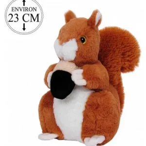 PELUCHE ECUREUIL ASSIS 23 CM