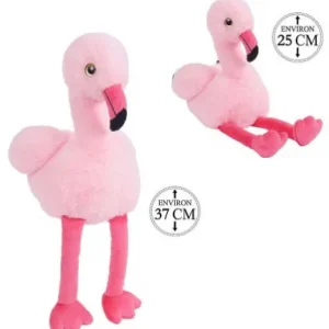 PELUCHE FLAMANT ROSE 25 CM