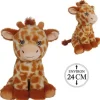 PELUCHE GIRAFE ASSISE 24 CM