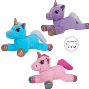 PELUCHE LICORNE 30 CM