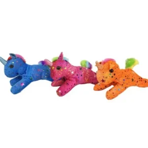 PELUCHE LICORNE FLUO 23 CM