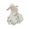 PELUCHE MOUTON AVEC UN PLAID