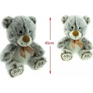 PELUCHE OURS ASSIS H 45 CM