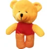 PELUCHE OURS JAUNE 20 CM