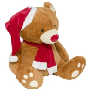 PELUCHE OURS NOEL GEANT 100CM